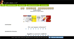 Desktop Screenshot of ioparloitaliano.com